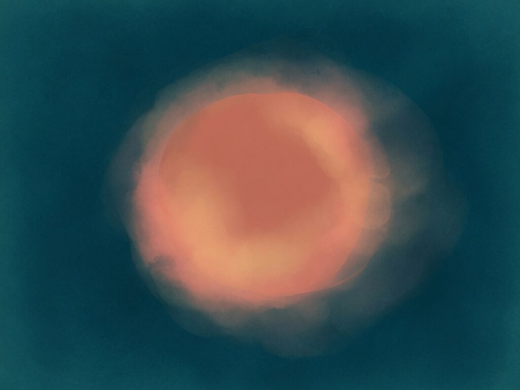 Peinture abstraite — lueur