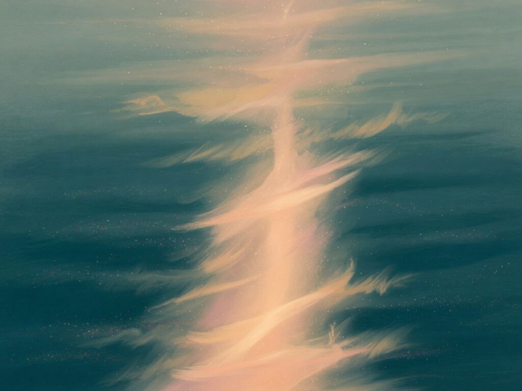 Peinture abstraite — souffle